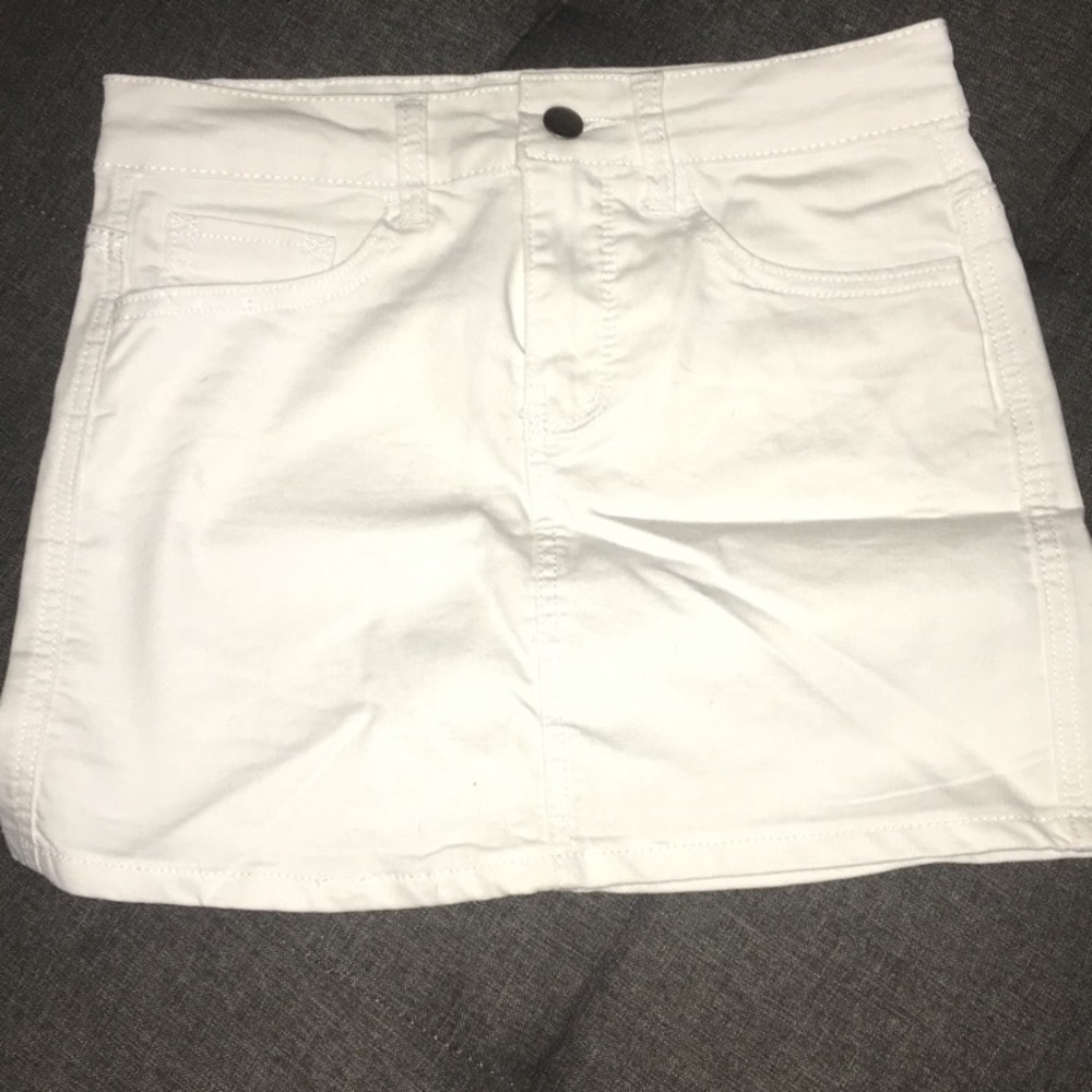 White Mini Skirt